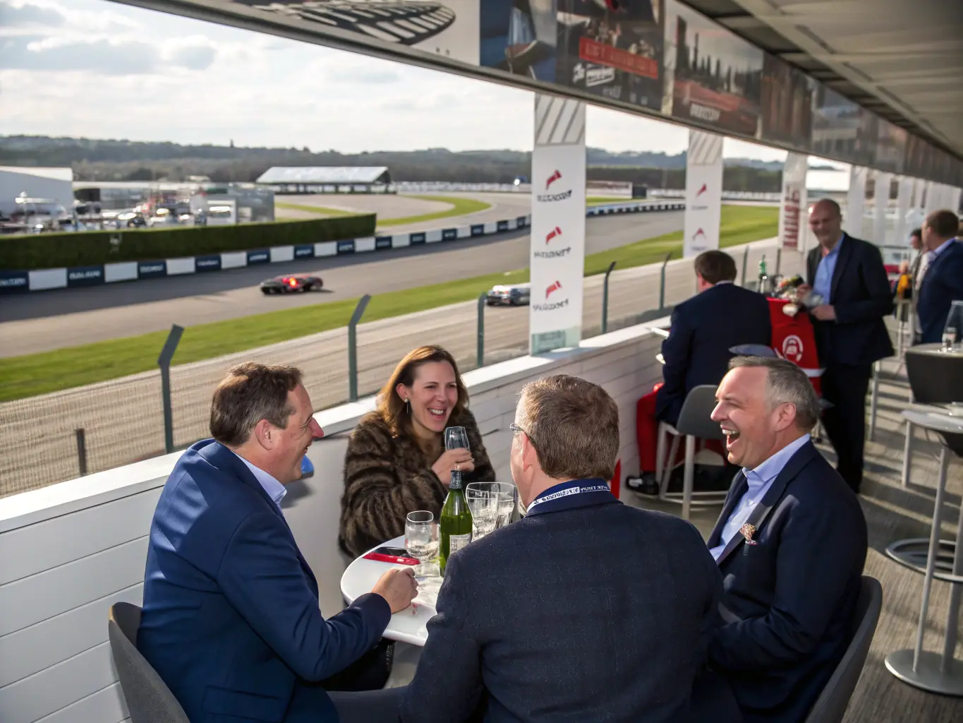 An inclusive image of participants from diverse backgrounds engaging in a motorsport activity, highlighting the organization's commitment to accessibility.